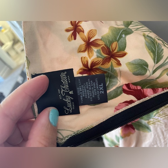 Lucky Thirteen Hawaiian style halter swingg dress size 3 xl 🌺 - Picture 8 of 9